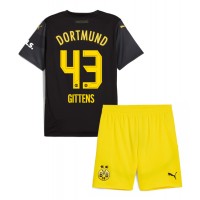 Borussia Dortmund Jamie Bynoe-Gittens #43 Vonkajší Detský futbalový dres 2024-25 Krátky Rukáv (+ trenírky)